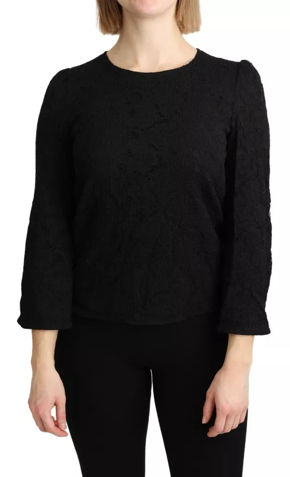 Dolce & Gabbana Black Long Sleeve T-Shirt for Women