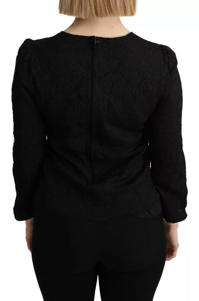 Dolce & Gabbana Black Long Sleeve T-Shirt for Women additional view