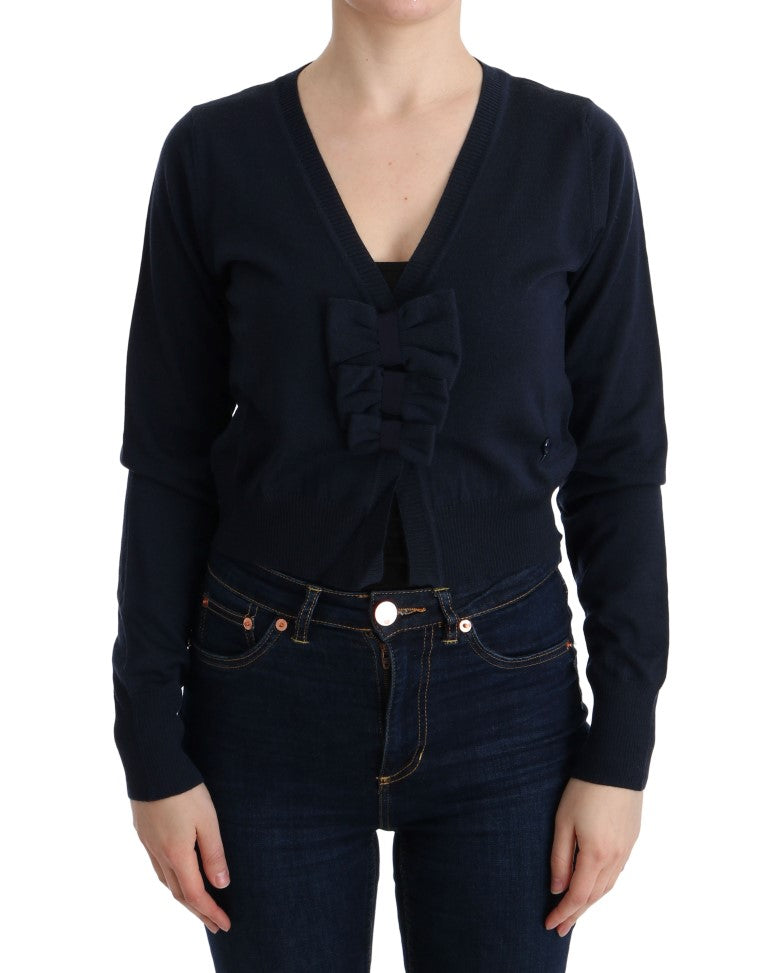 MARGHI LO' Blue Cardigan for Women