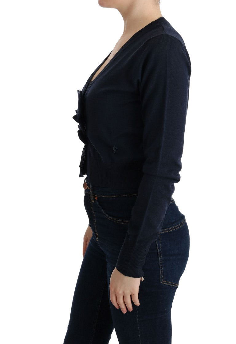 MARGHI LO' Blue Cardigan for Women alternate view