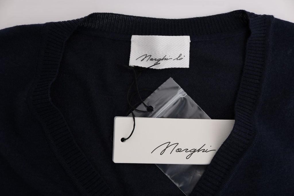 MARGHI LO' Blue Cardigan for Women additional view