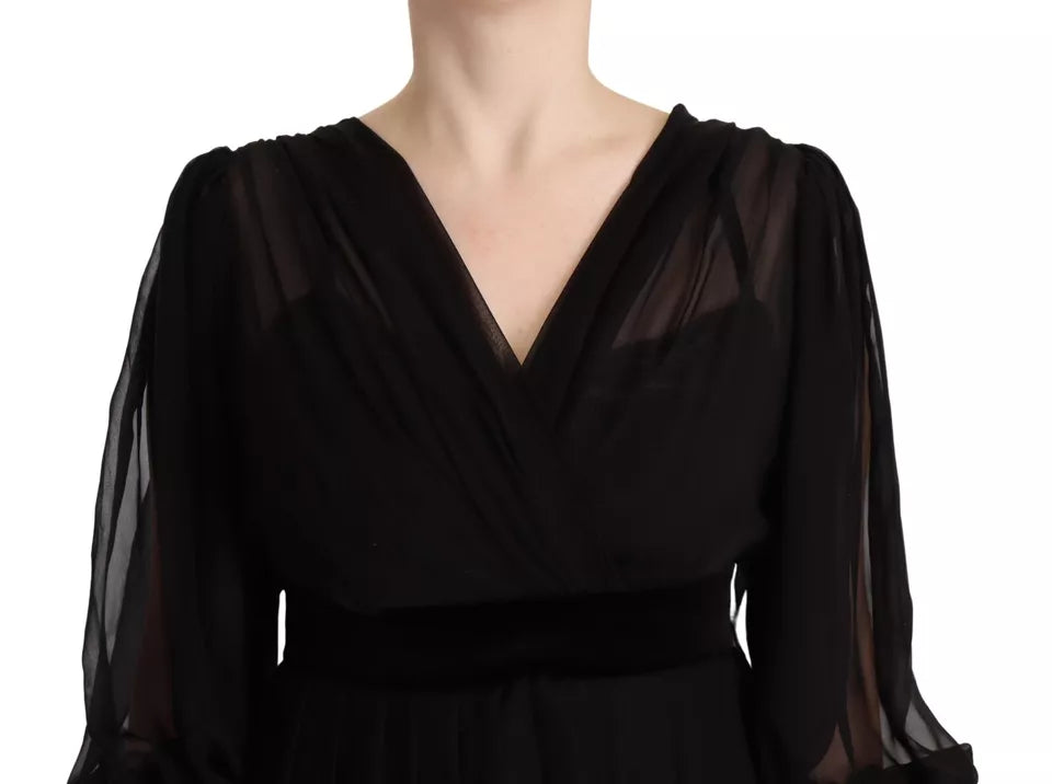 Dolce & Gabbana Black Longsleeve for Women side view