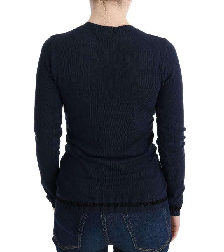Costume National Blue Sweatshirt for Women detail view