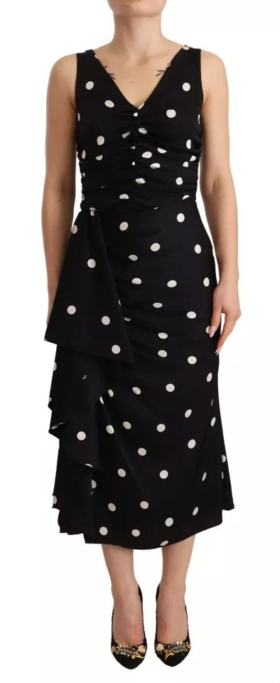 Dolce & Gabbana Black Midi Dress for Women alternate view