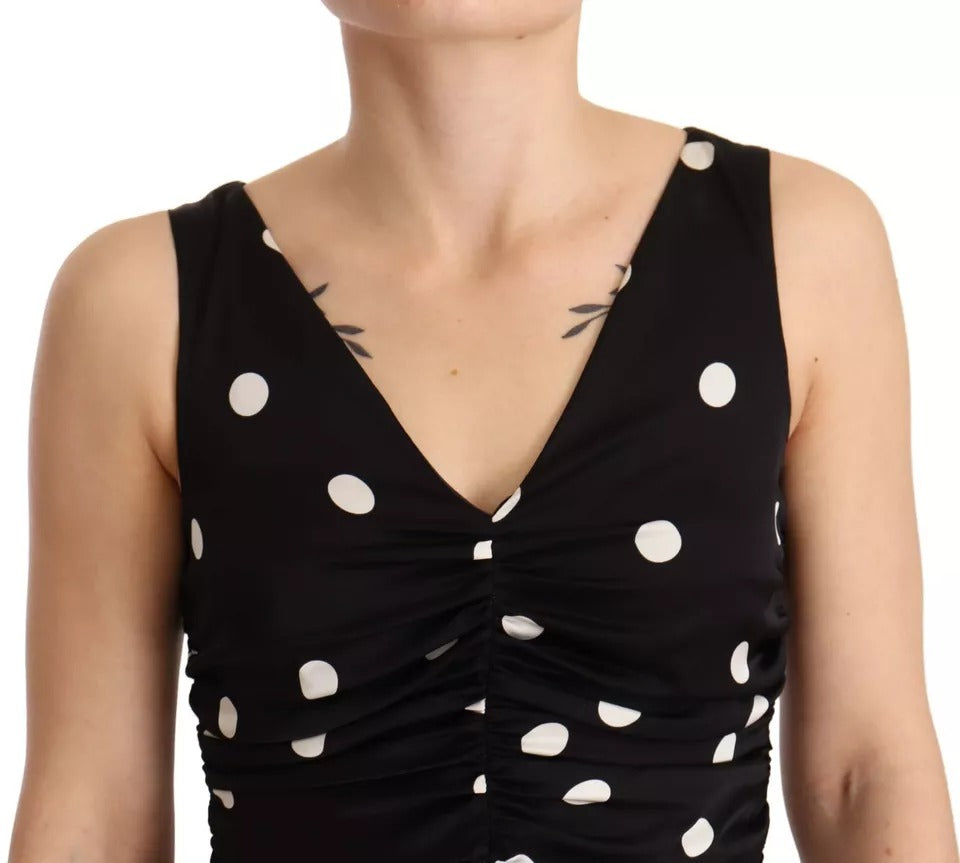 Dolce & Gabbana Black Midi Dress for Women additional view