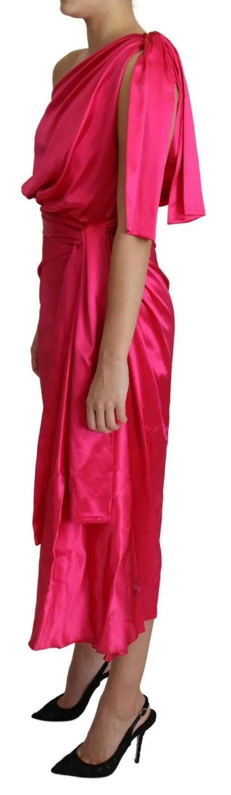 Dolce & Gabbana Pink Midi Dress for Women detail view