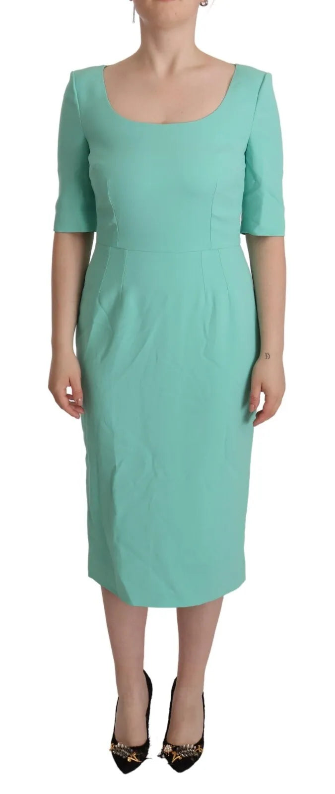Dolce & Gabbana Green Midi Dress for Women