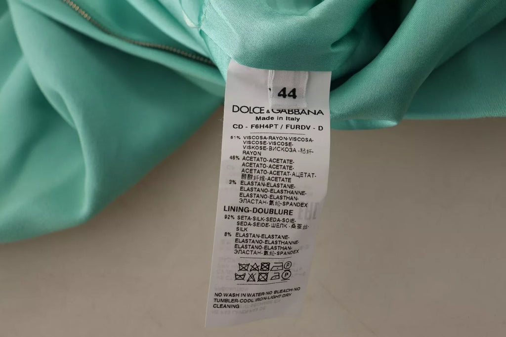 Dolce & Gabbana Green Midi Dress for Women additional view