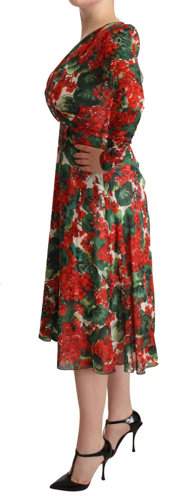 Robe droite imprimée Portofino multicolore Dolce & Gabbana