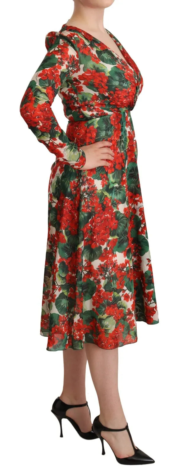 Robe droite imprimée Portofino multicolore Dolce & Gabbana
