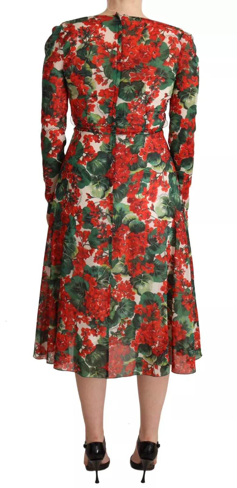 Robe droite imprimée Portofino multicolore Dolce & Gabbana