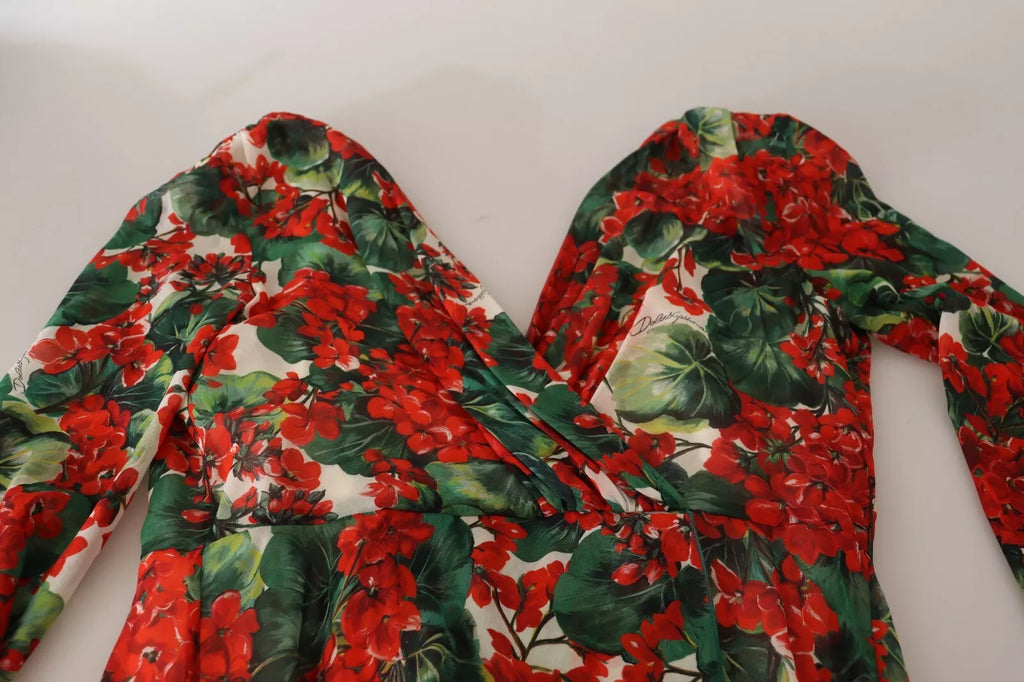 Robe droite imprimée Portofino multicolore Dolce & Gabbana