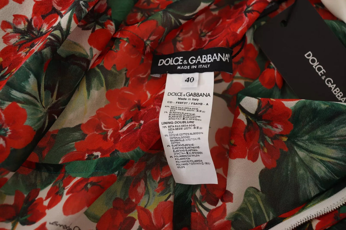 Dolce & Gabbana Portofino-Print Shift-Kleid Multicolor