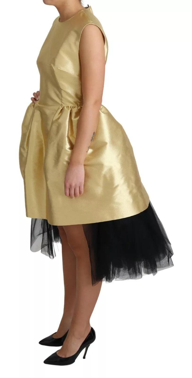 Dolce & Gabbana Gold Short for Women side view