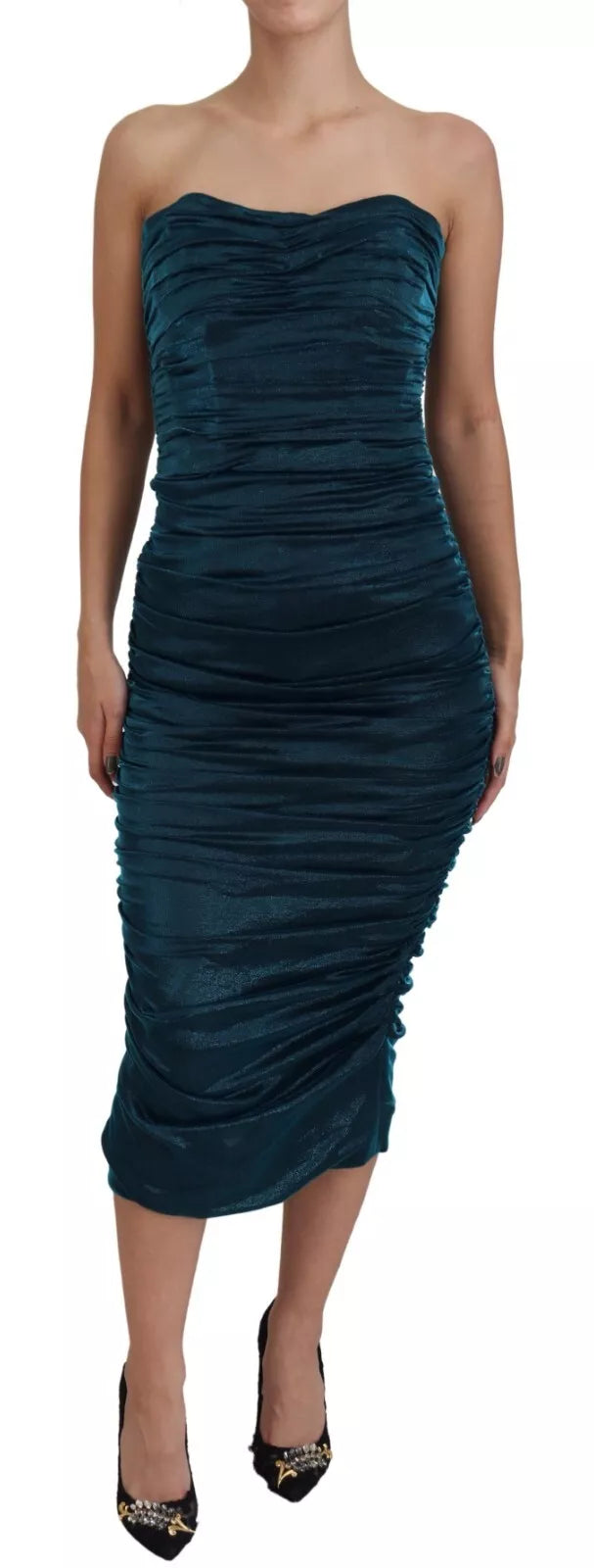 Dolce & Gabbana Blue Midi Dress for Women