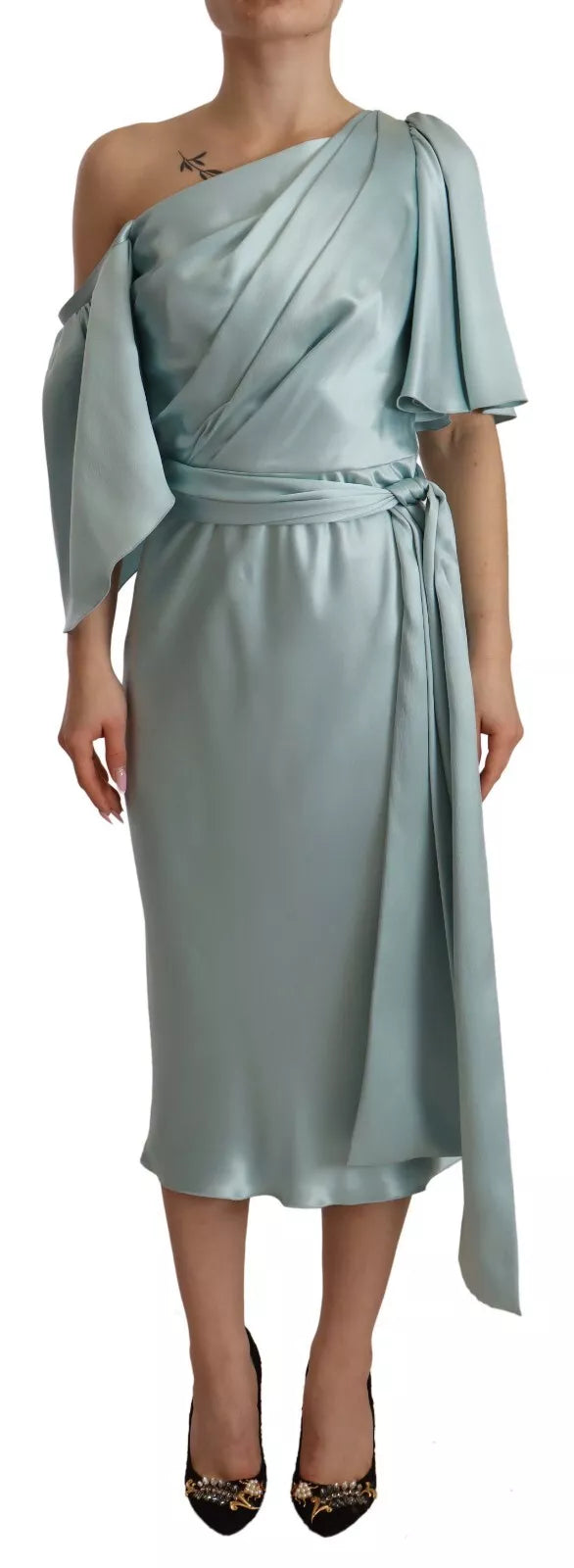 Dolce & Gabbana Green Midi Dress for Women