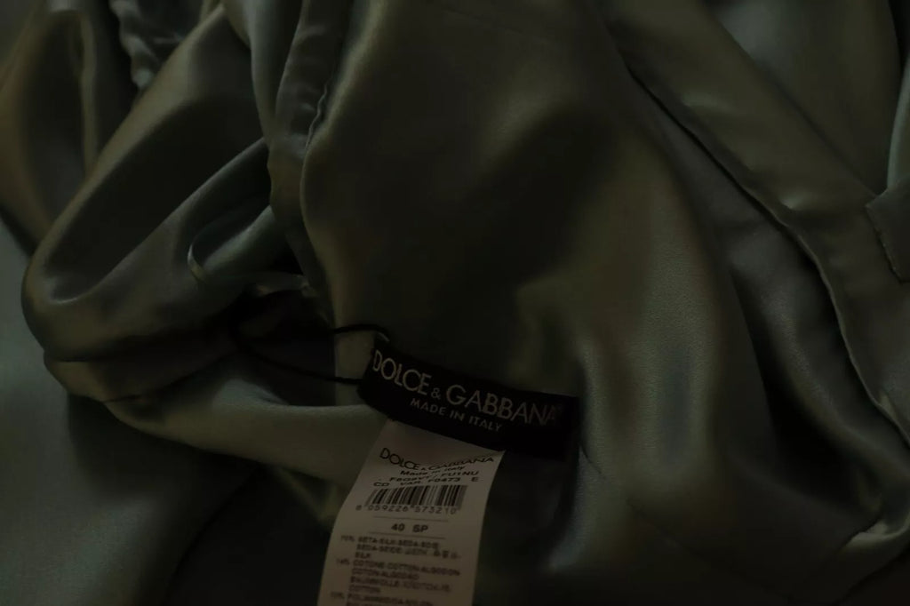 Dolce & Gabbana Green Midi Dress for Women additional view