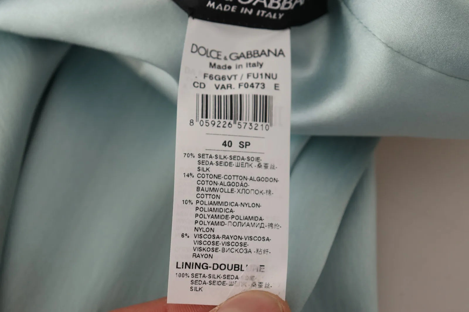 Dolce & Gabbana Green Midi Dress for Women additional view