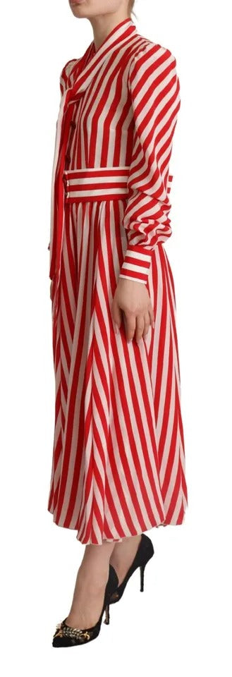 Dolce & Gabbana White Long Dress for Women side view