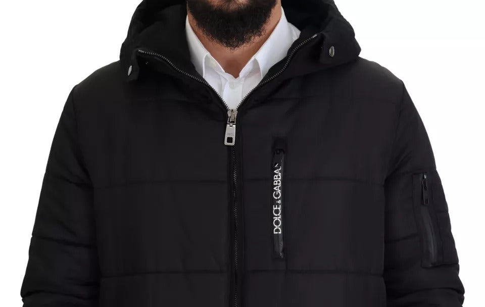 Dolce & Gabbana Black Parkas for Men additional view
