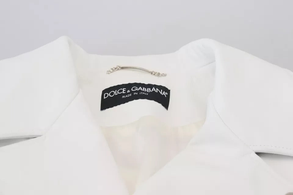 Dolce & Gabbana White Biker Jackets for Men additional view