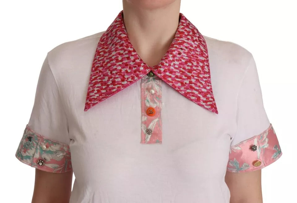 Dolce & Gabbana White Polo Shirt for Women alternate view