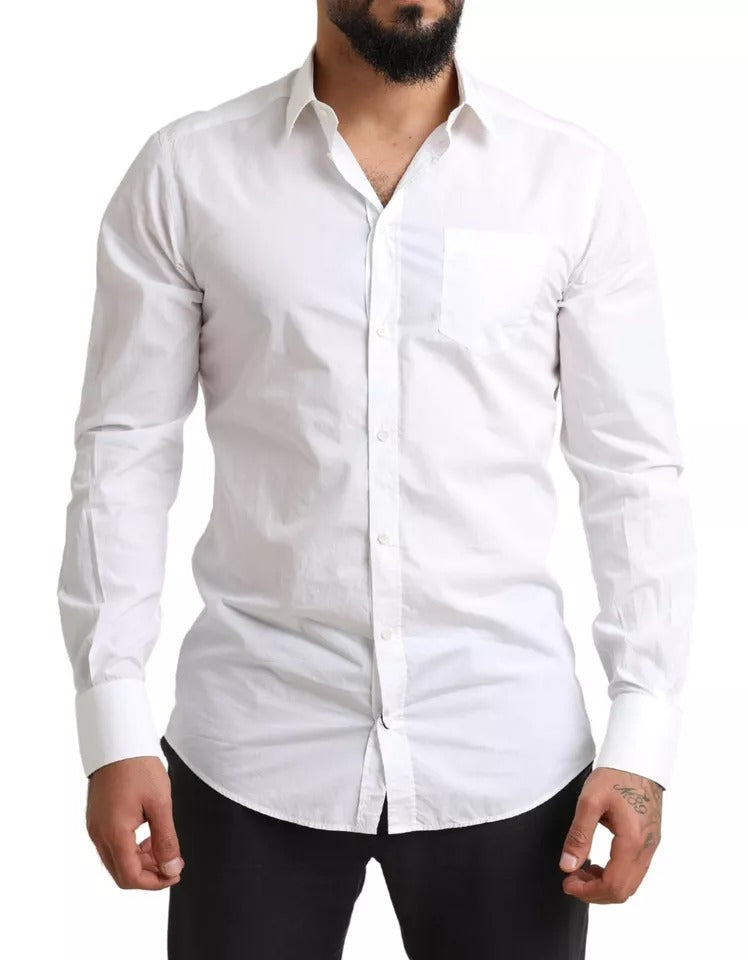 Dolce & Gabbana White Dress Shirt for Men