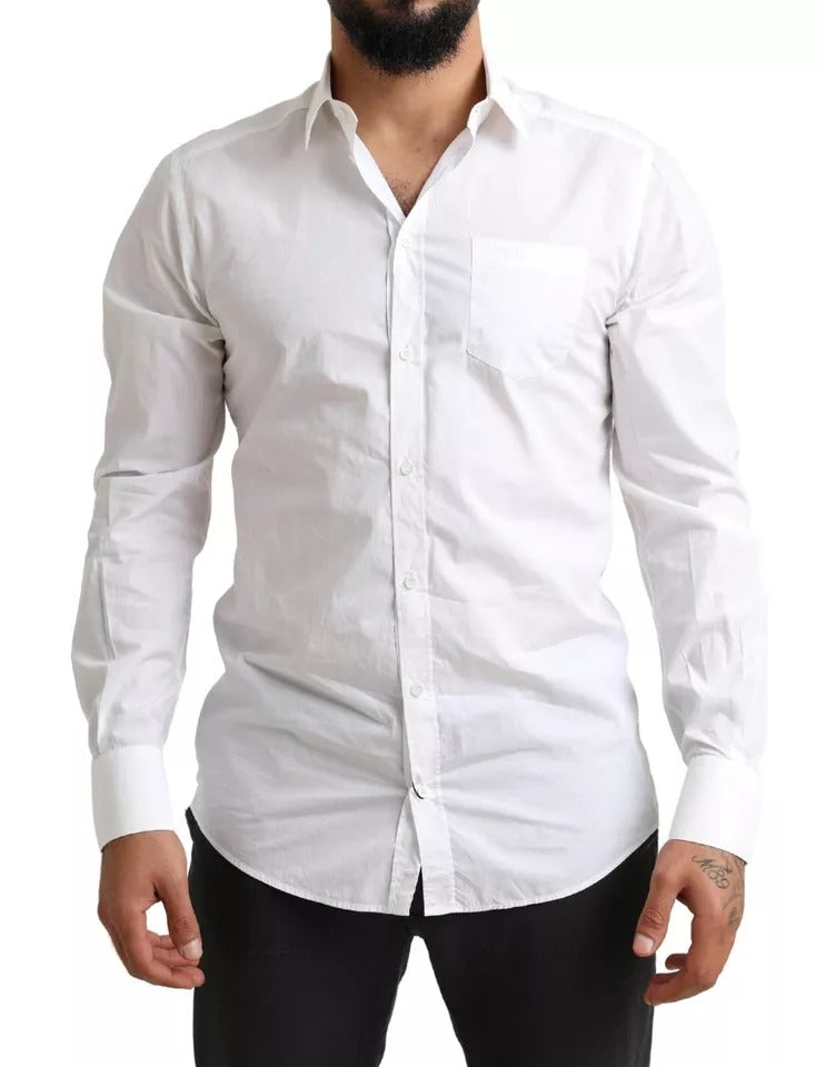 Dolce & Gabbana White Dress Shirt for Men detail view