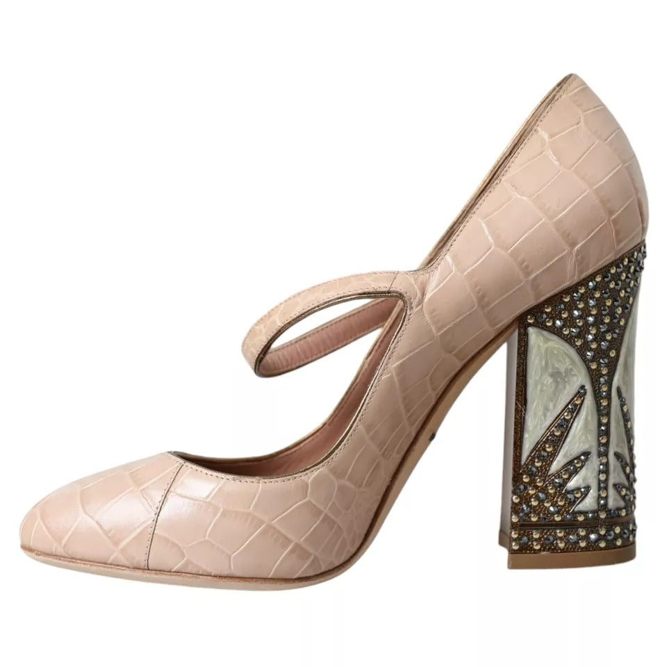 Dolce & Gabbana Beige High Heel for Women side view