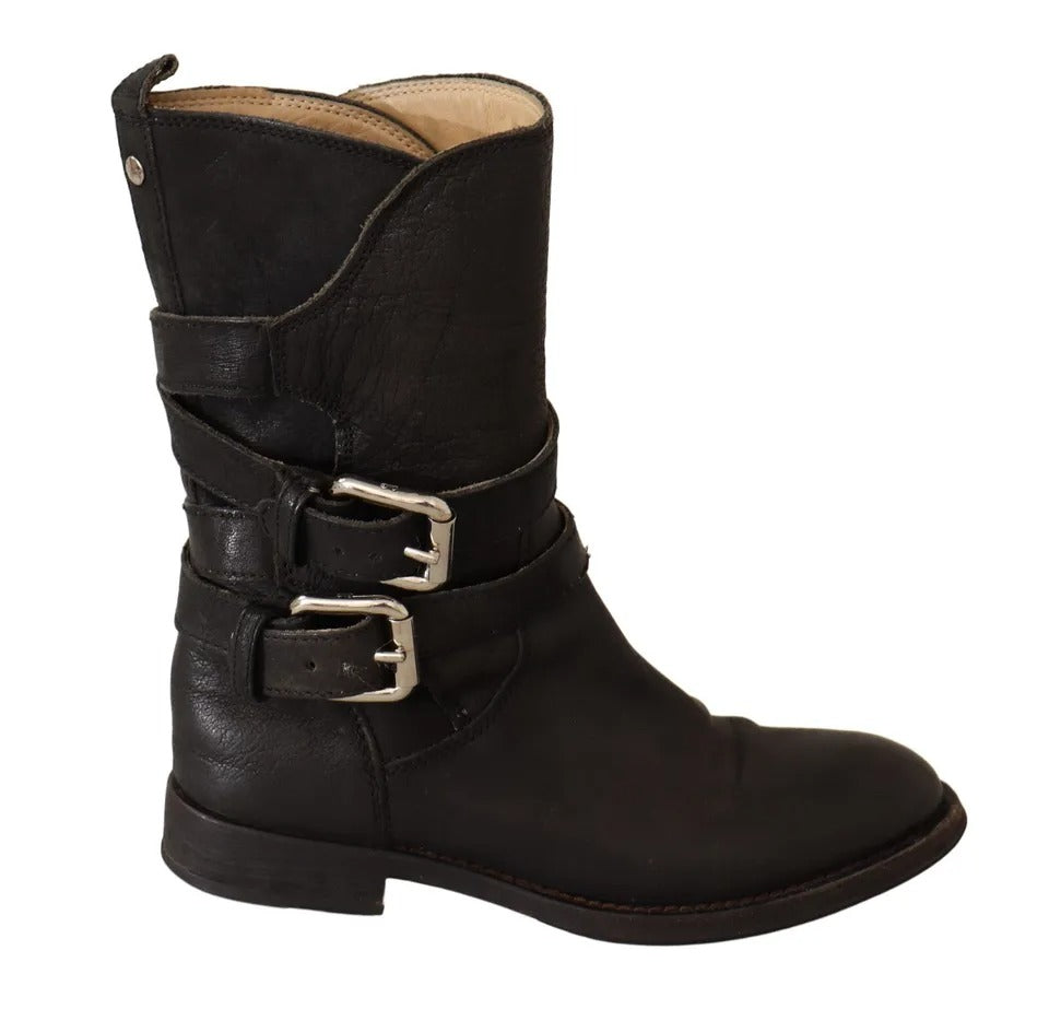 Dolce & Gabbana Black Flat for Women detail view