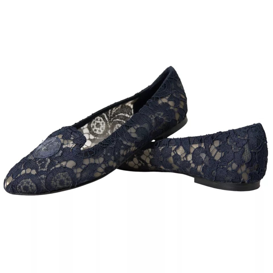 Dolce & Gabbana Blue Ballet Flats for Women alternate view