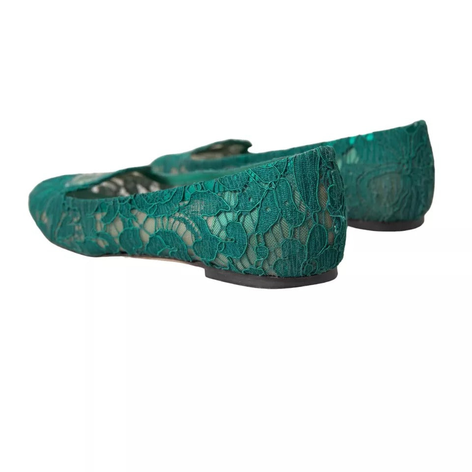 Dolce & Gabbana Green Ballet Flats for Women additional view