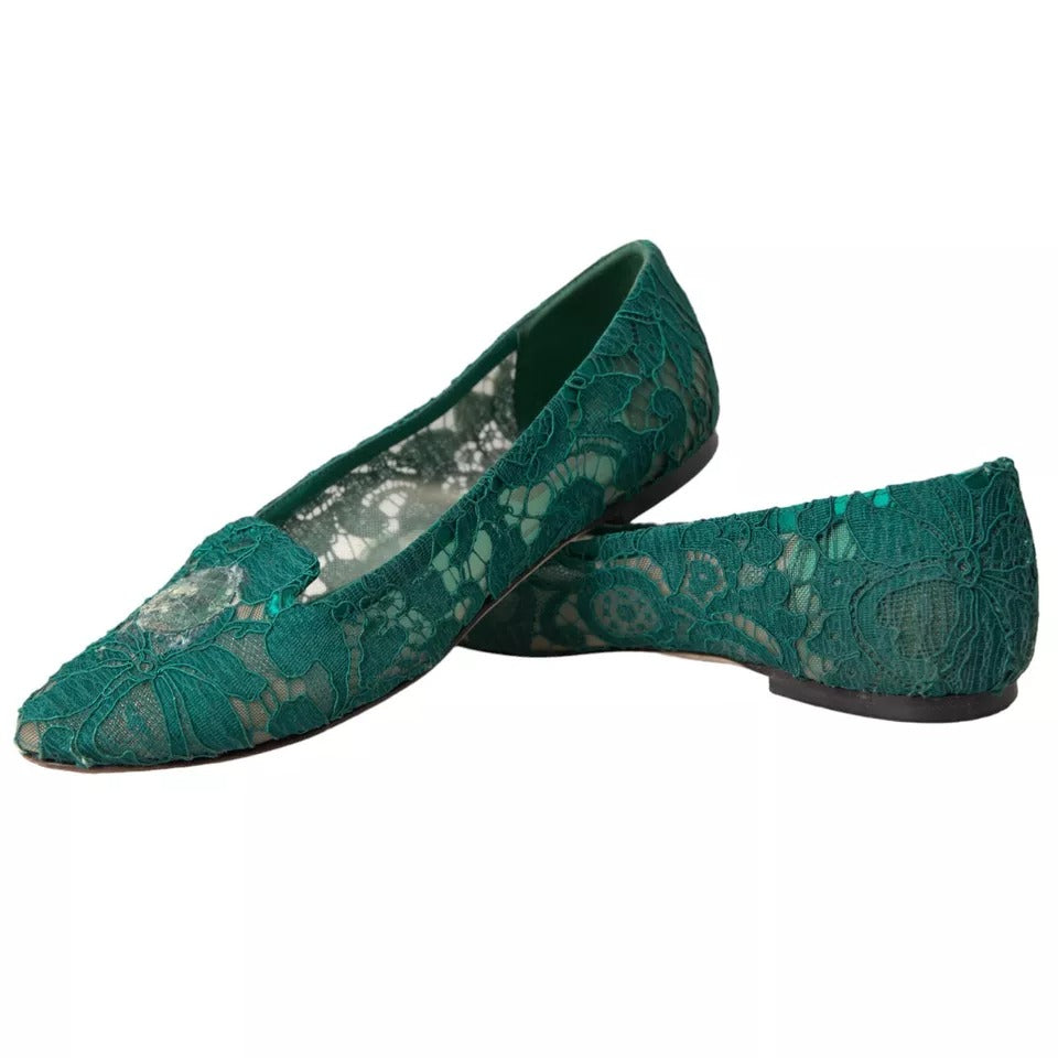 Dolce & Gabbana Green Ballet Flats for Women additional view