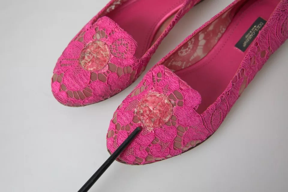 Dolce & Gabbana Pink Ballet Flats for Women alternate view