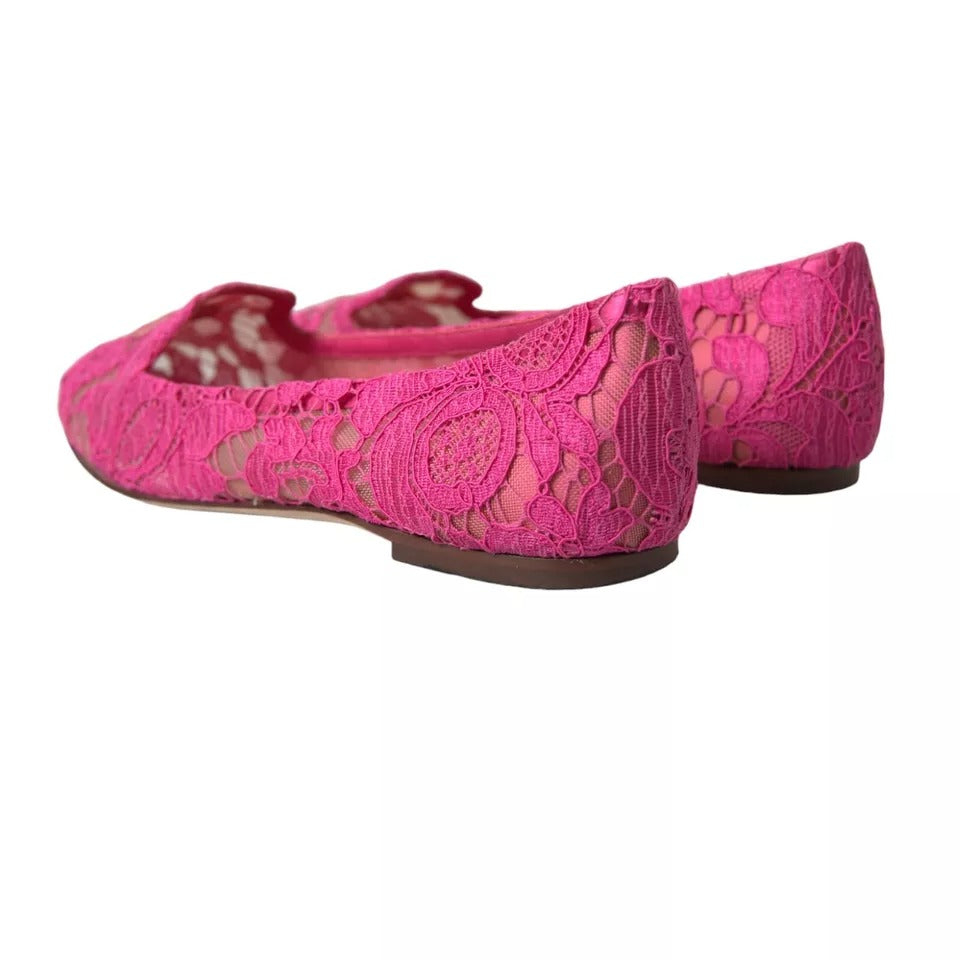 Dolce & Gabbana Pink Ballet Flats for Women detail view
