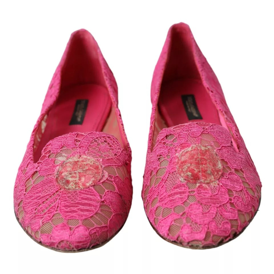 Dolce & Gabbana Pink Ballet Flats for Women additional view