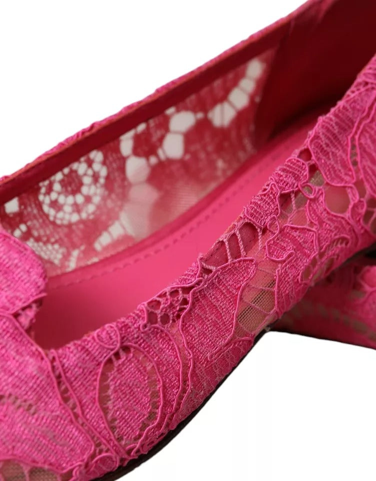 Dolce & Gabbana Pink Ballet Flats for Women additional view