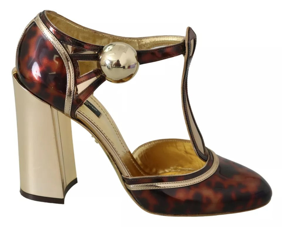 Dolce & Gabbana Gold Stiletto Heels for Women