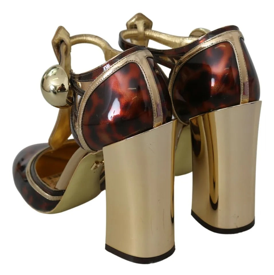 Dolce & Gabbana Gold Stiletto Heels for Women alternate view