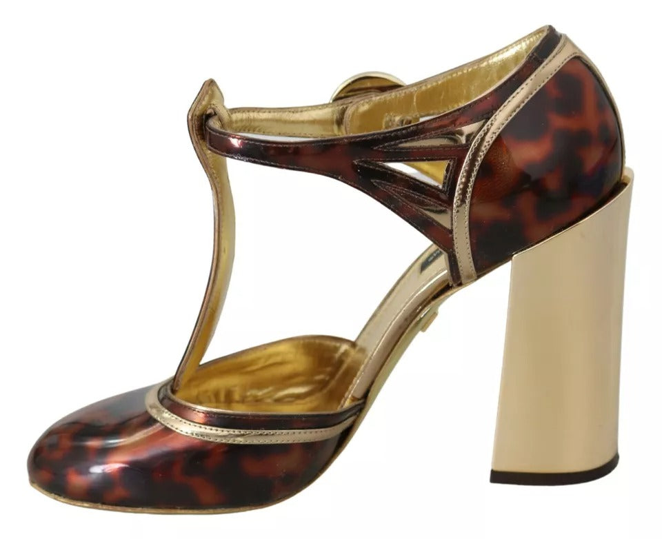 Dolce & Gabbana Gold Stiletto Heels for Women additional view