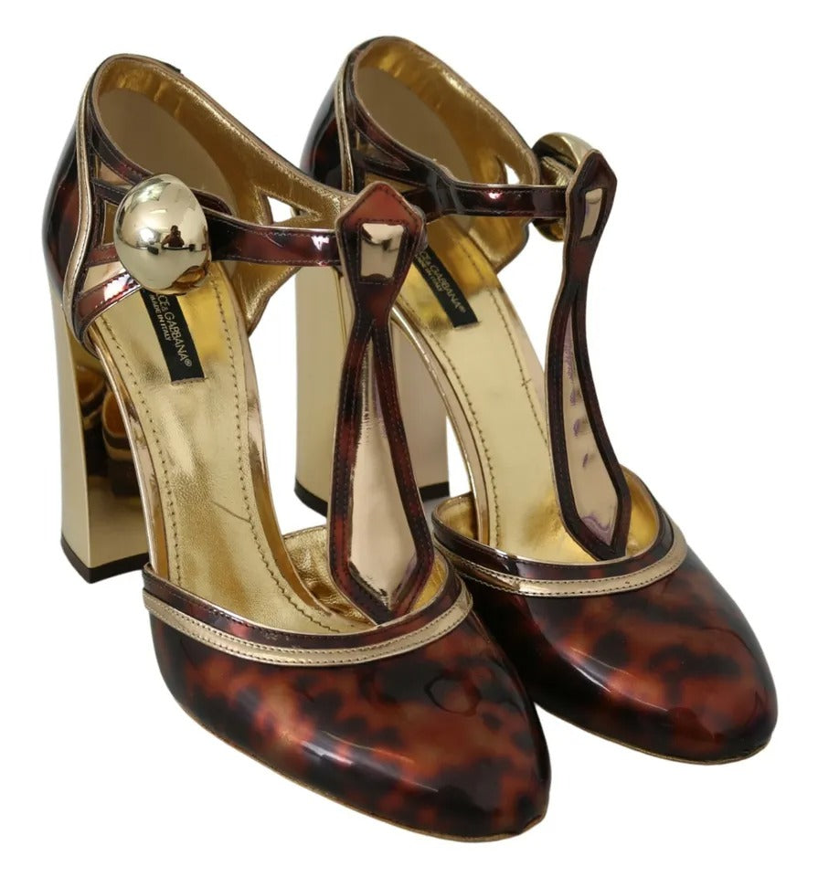 Dolce & Gabbana Gold Stiletto Heels for Women additional view