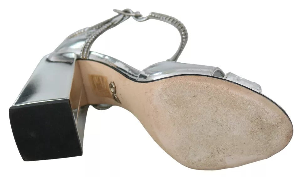 Dolce & Gabbana Silver Stiletto Heels for Women additional view