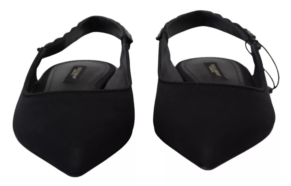Dolce & Gabbana Black Mules for Women detail view