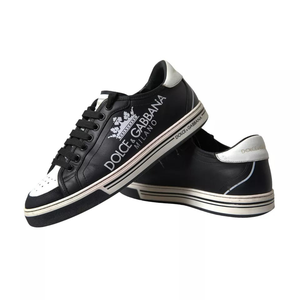 Dolce & Gabbana Black Low Top Sneakers for Men detail view