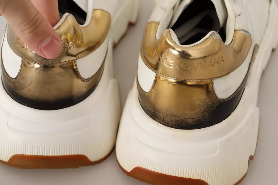 Dolce & Gabbana White Athletic Sneakers for Men detail view