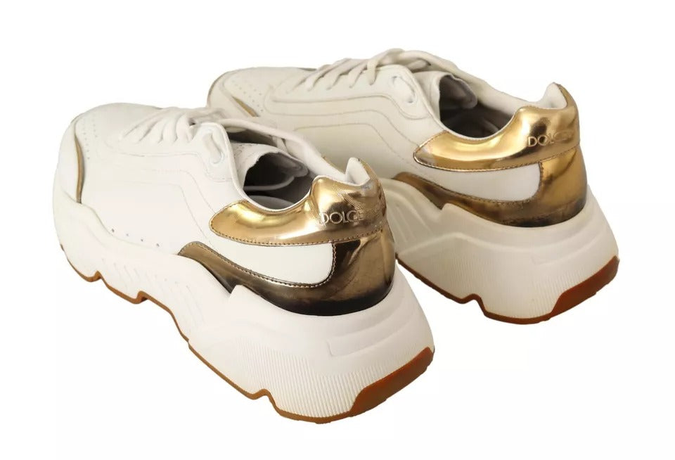 Dolce & Gabbana White Athletic Sneakers for Men side view