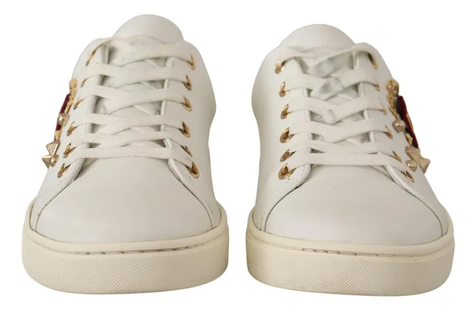 Dolce & Gabbana White Low Top Sneakers for Women additional view