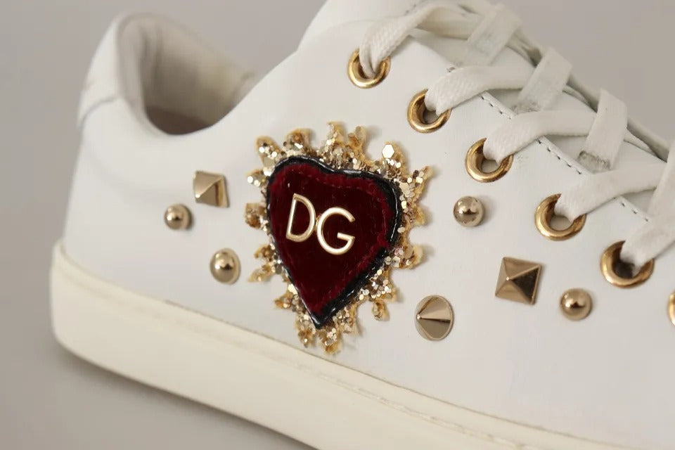 Dolce & Gabbana White Low Top Sneakers for Women additional view