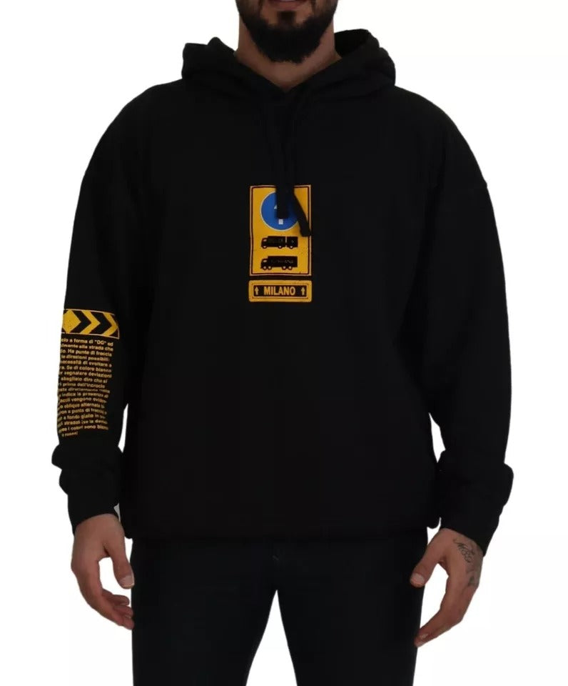 Dolce & Gabbana Black Hoodie for Men additional view
