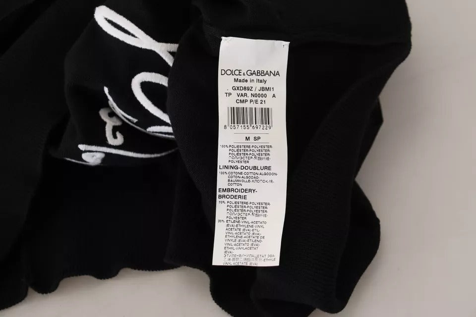 Dolce & Gabbana Black Sweatshirt for Men detail view